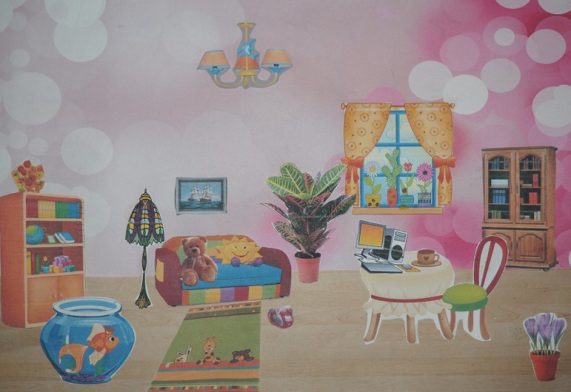 Дома конспект занятий старшая группа. Рисунок детской комнаты. Детская комната рисунок. Интерьер комнаты изо. Комната для рисования для детей.