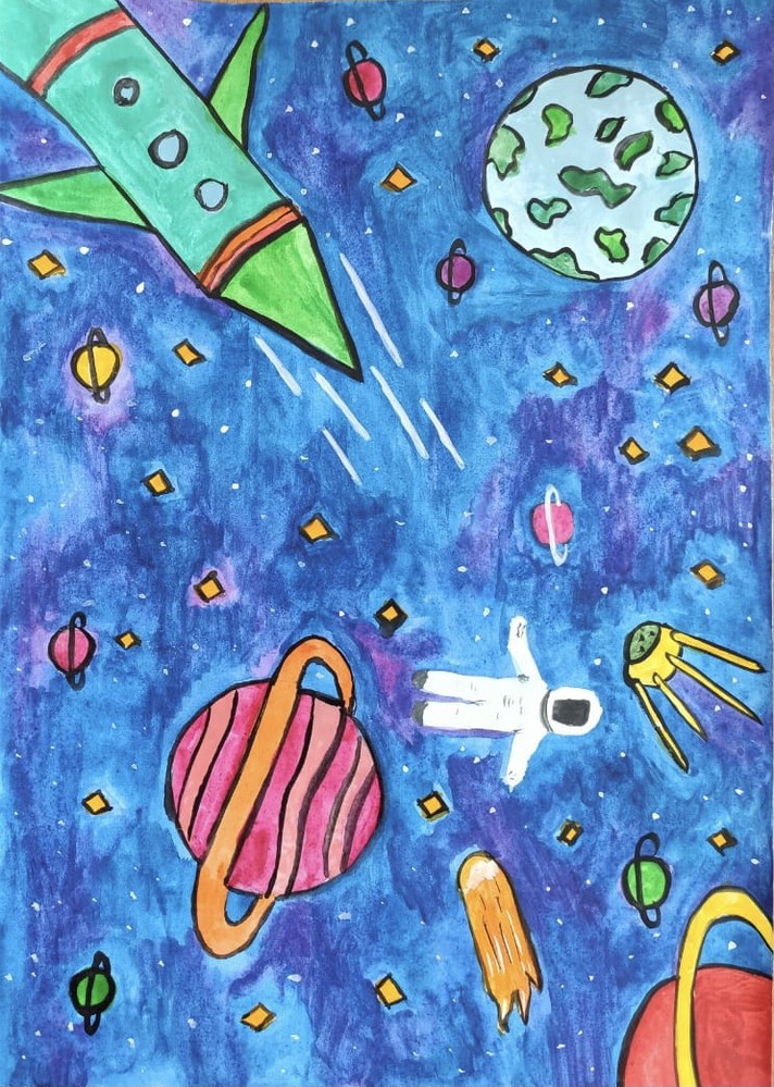 Этот загадочный космос рисунки. Космос рисунок. Космос картинки для детей. Детский рисунок космос. Космос рисунок для детей.